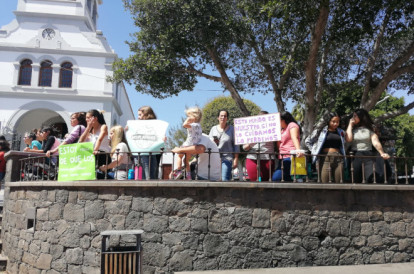 Huelga de estudiantes por el cambio climático.